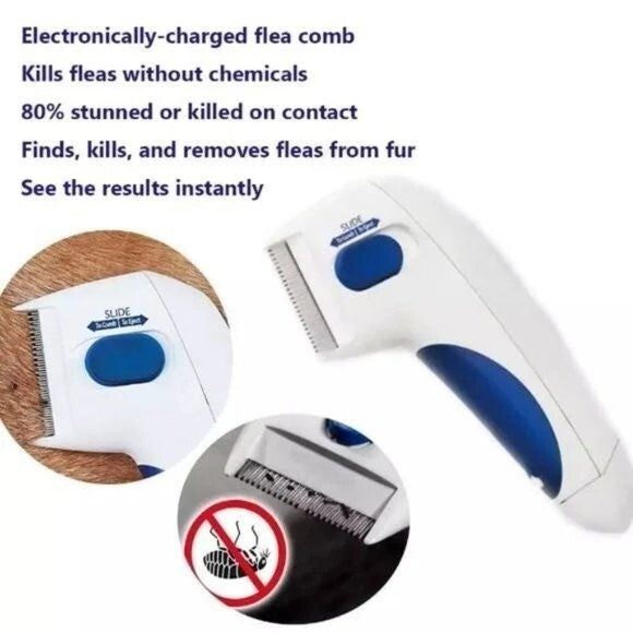 Peine antipulgas ultrasónico para gatos